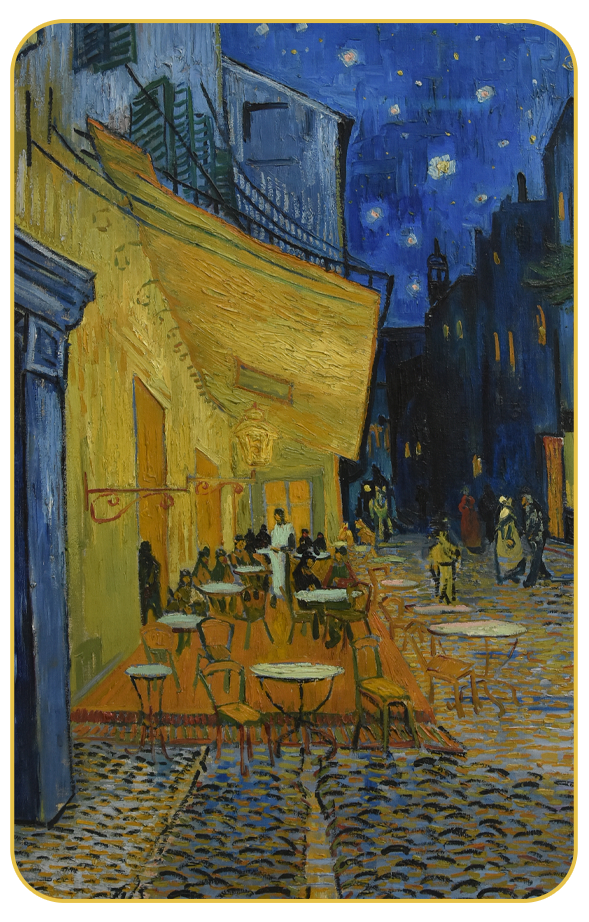 Terraço do Café à Noite